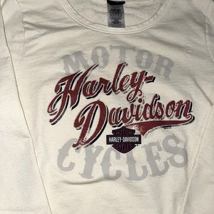 3 for $25 2018 Harley Davidson Women’s Cream Long-Sleeve